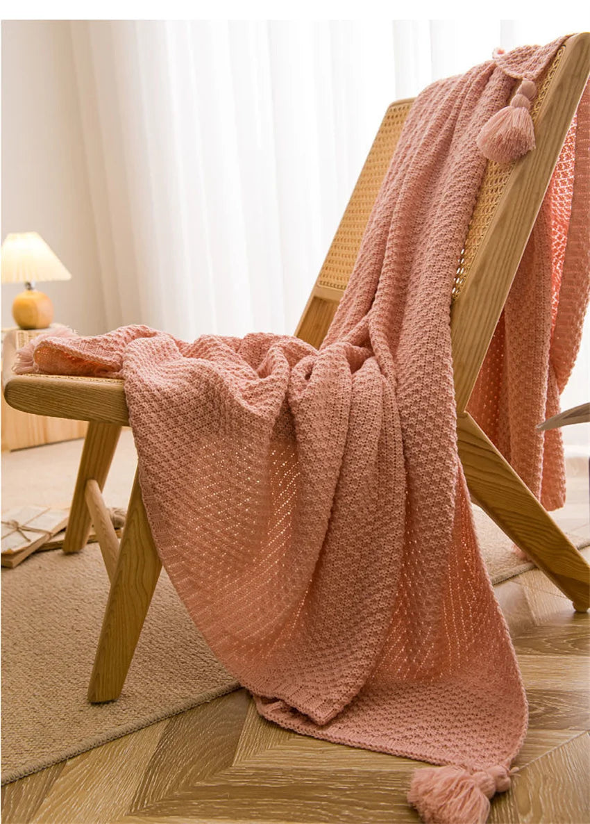 Nordic Coral Fleece Blanket