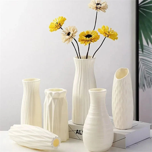 Nordic Cream Flower Vase