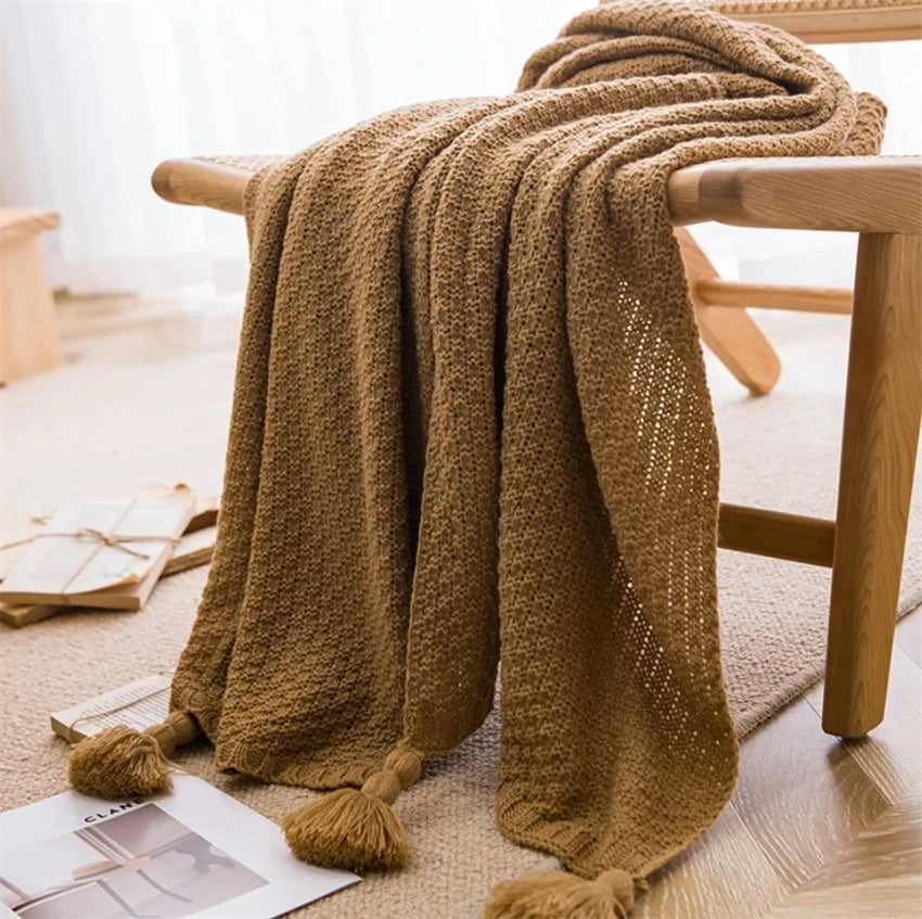 Nordic Coral Fleece Blanket