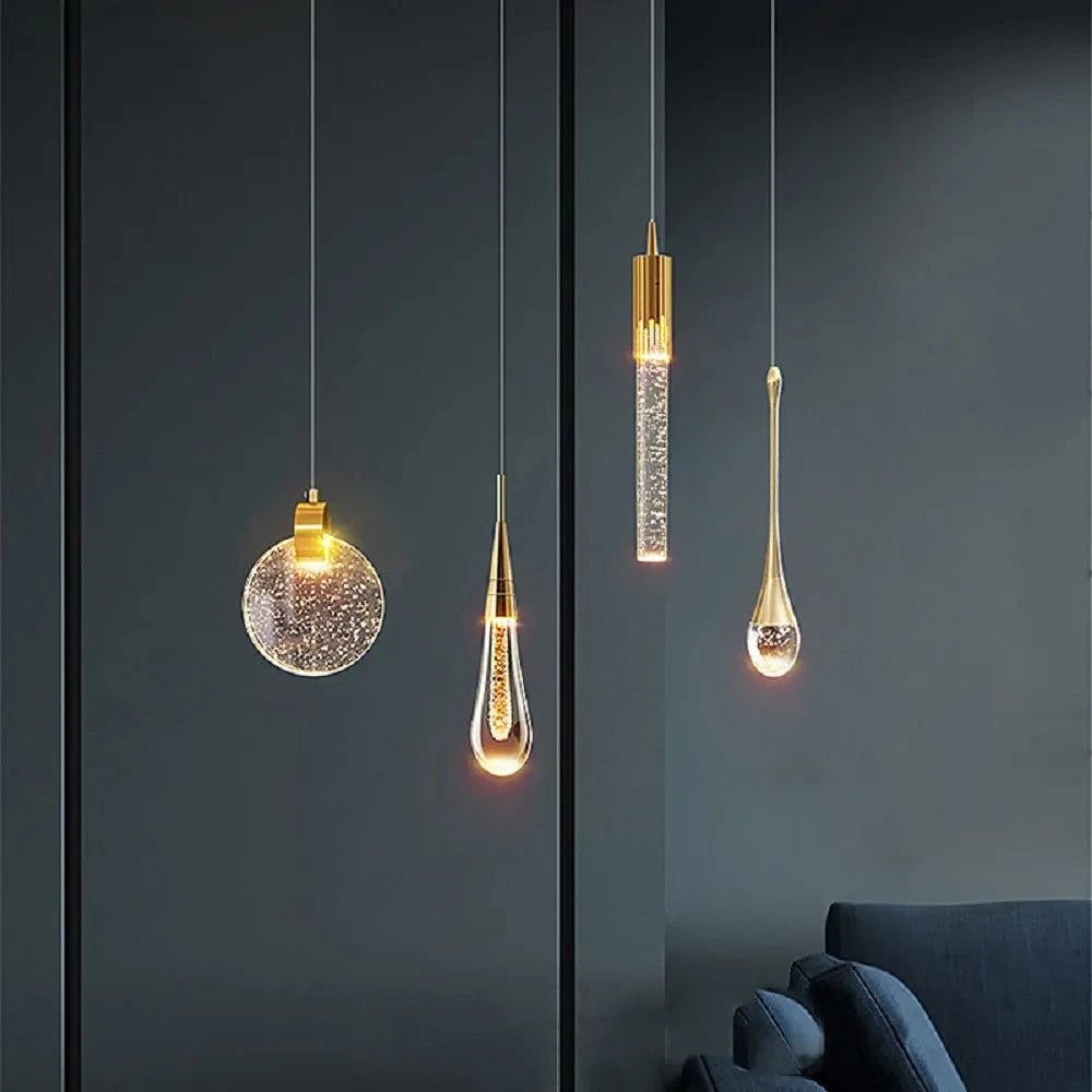 Nordic Crystal Pendant Lights